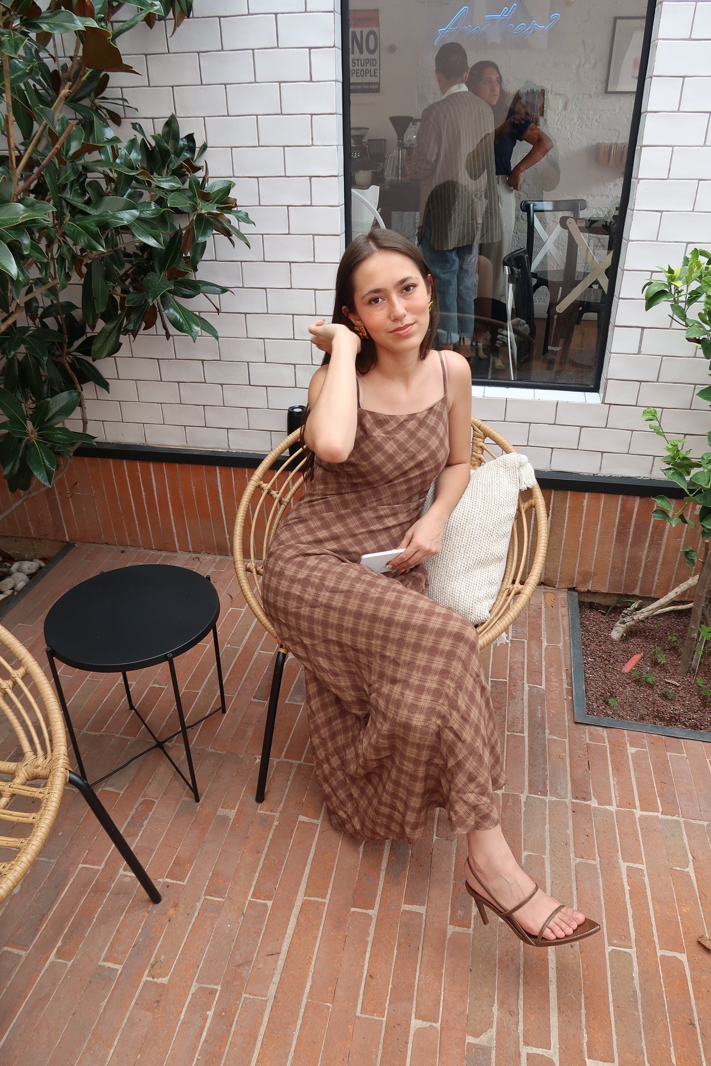 Vestido cuadros