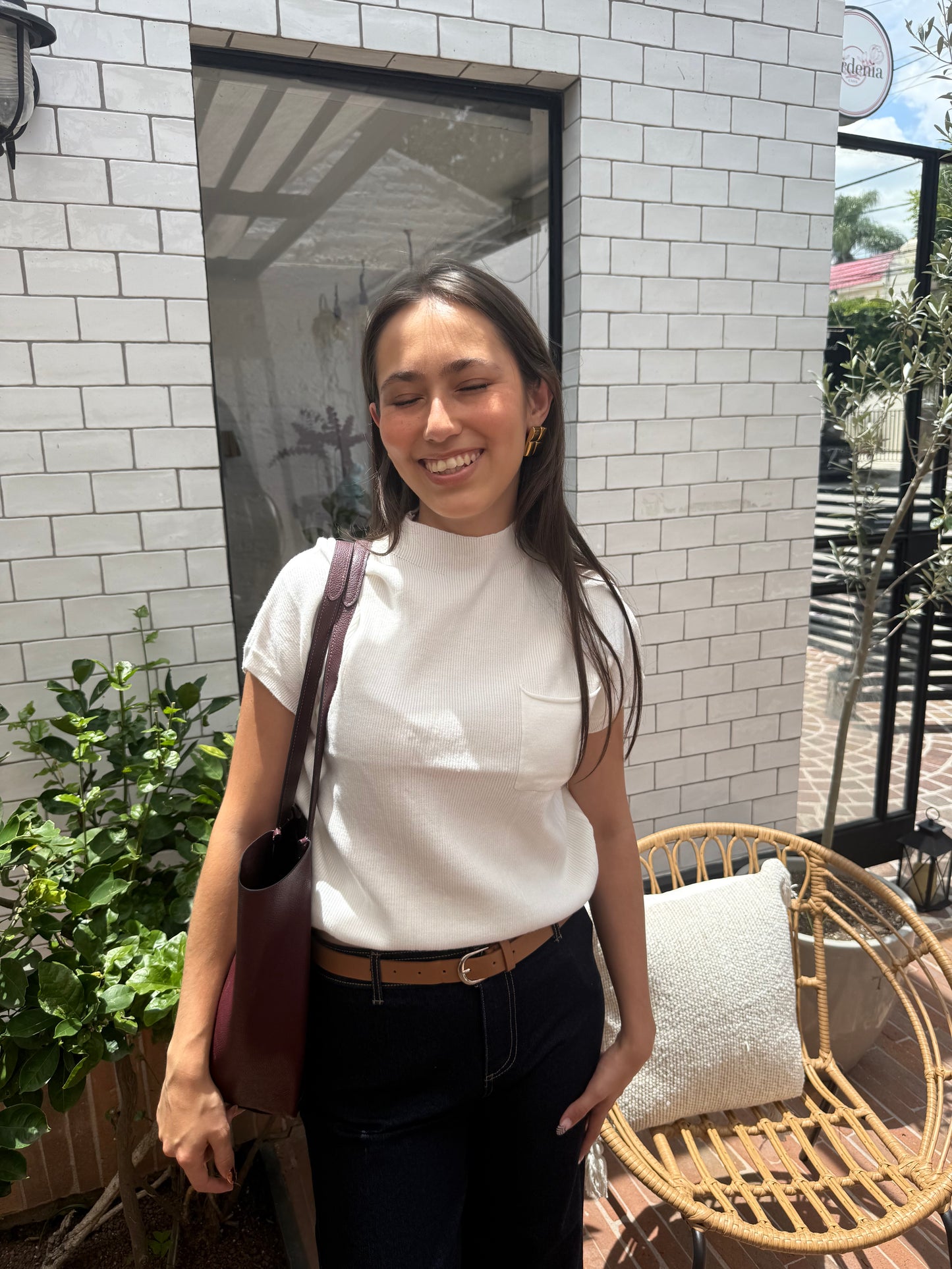 Blusa Tej bolsa