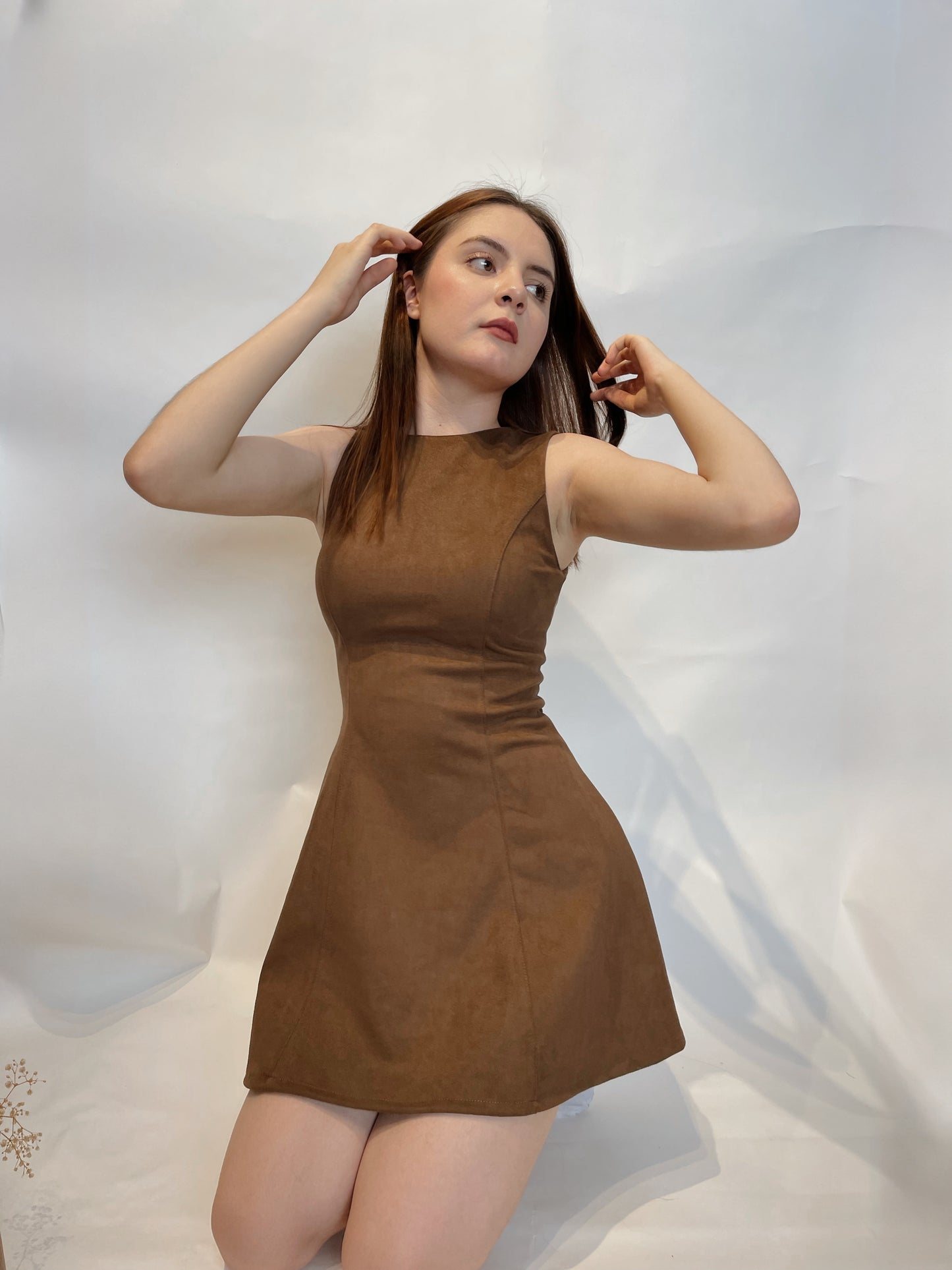 Vestido gamuza