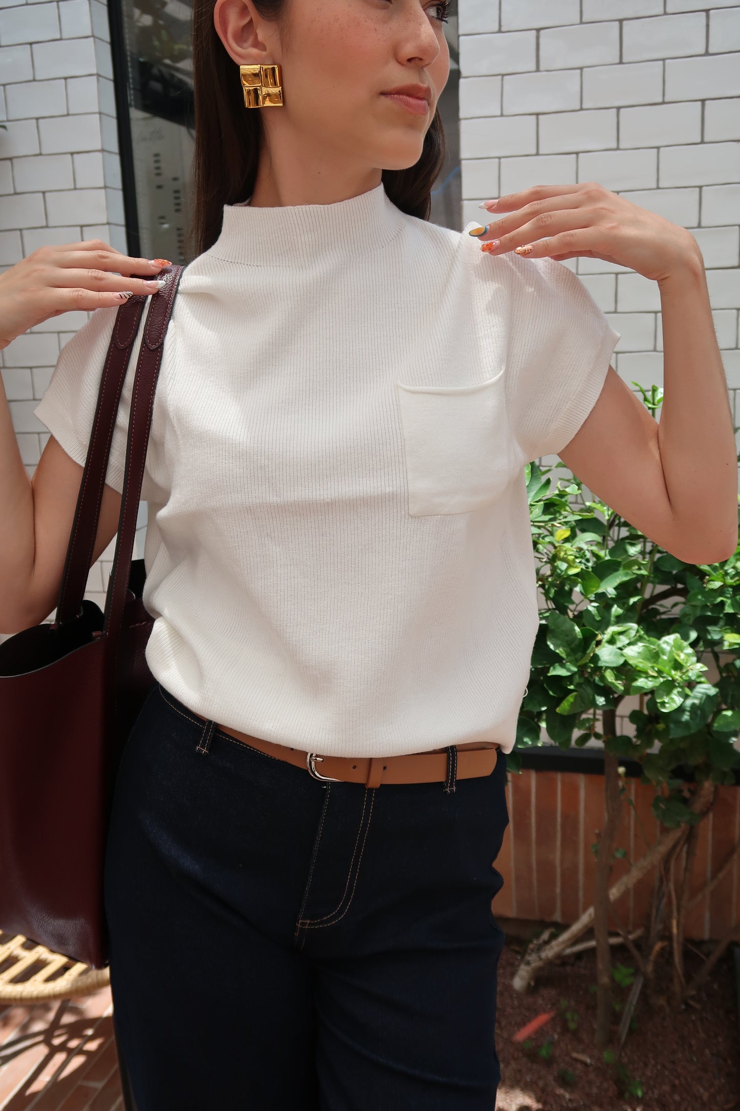 Blusa Tej bolsa