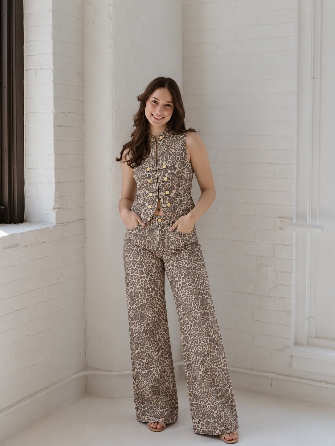 Conjunto Animal Print Leopard