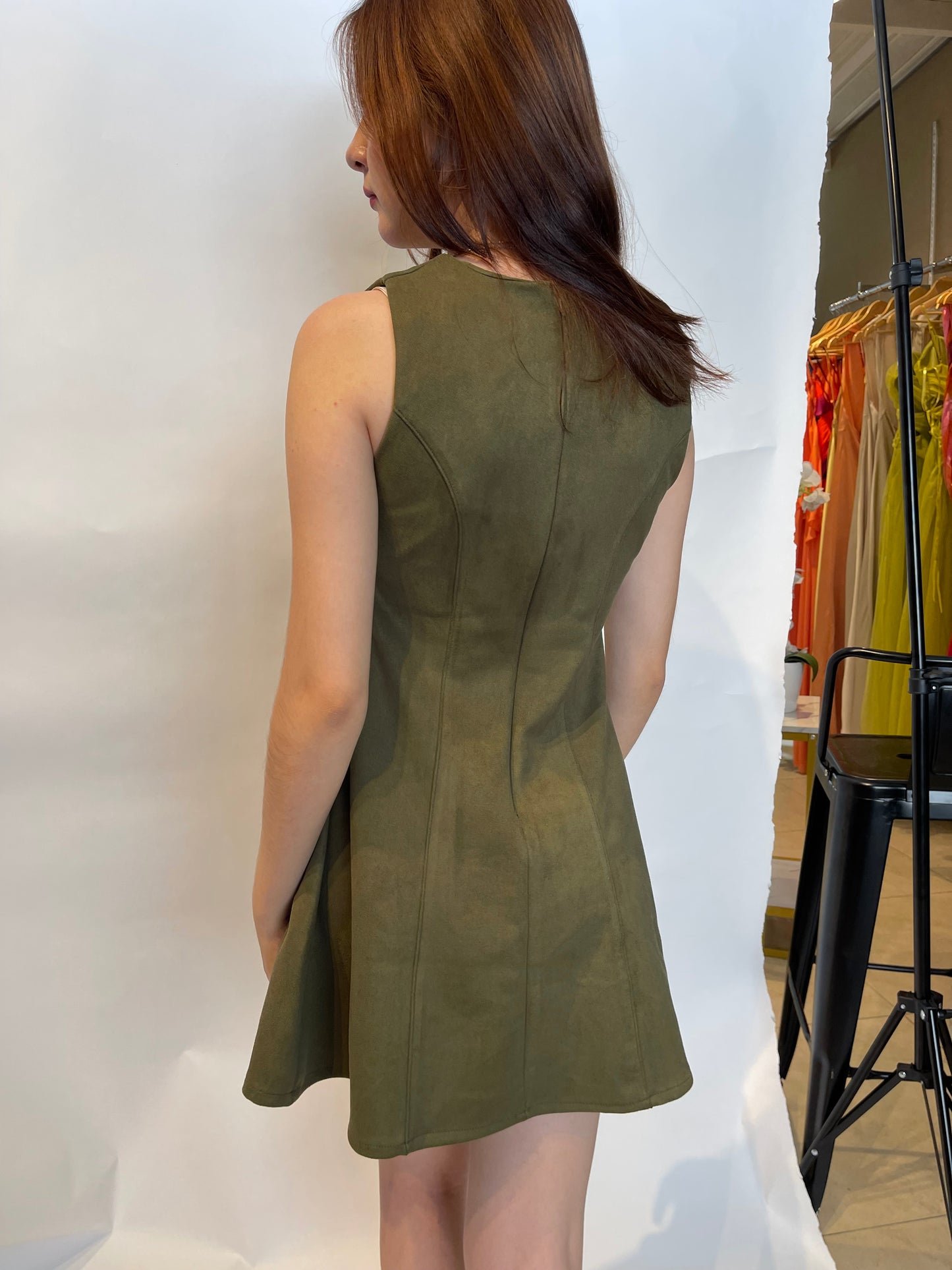 Vestido gamuza