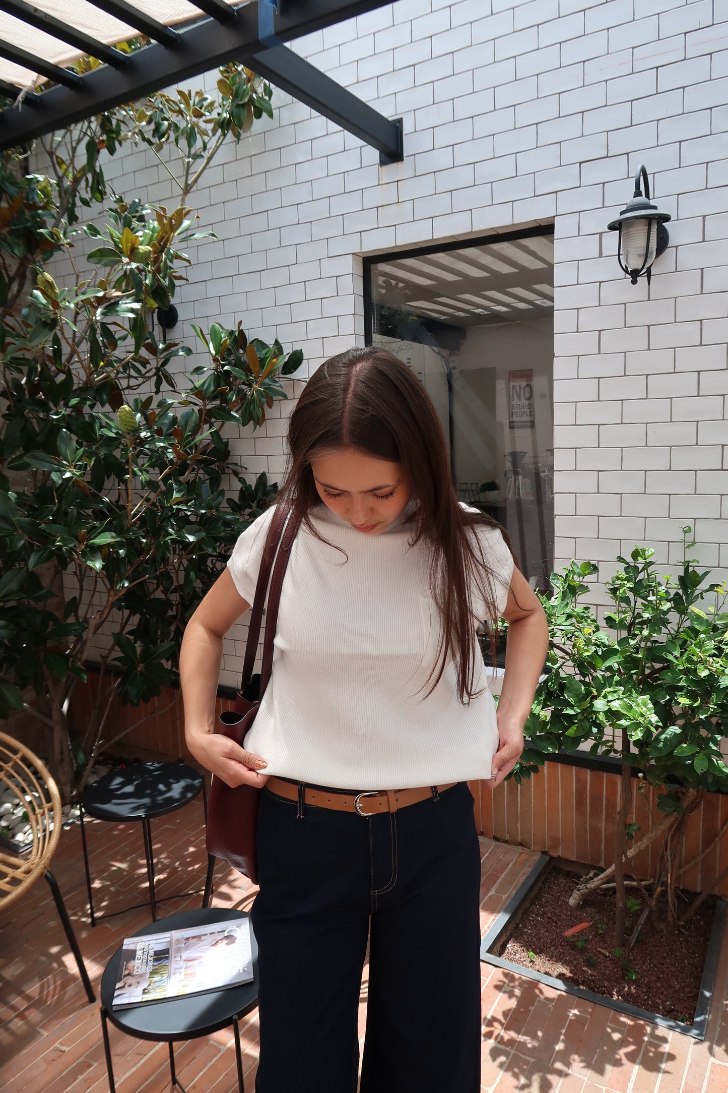 Blusa Tej bolsa