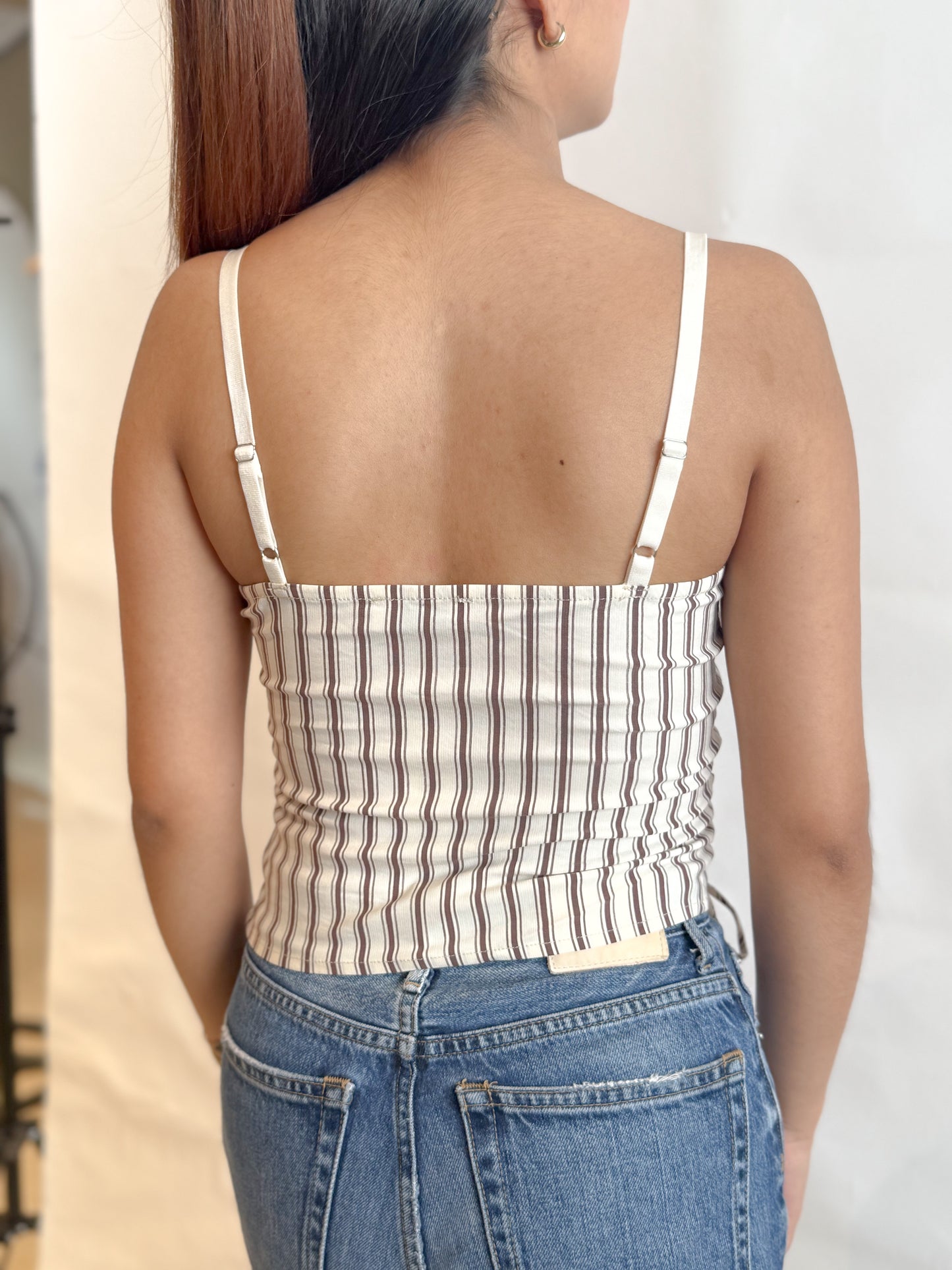 Top tirantes tipo corset