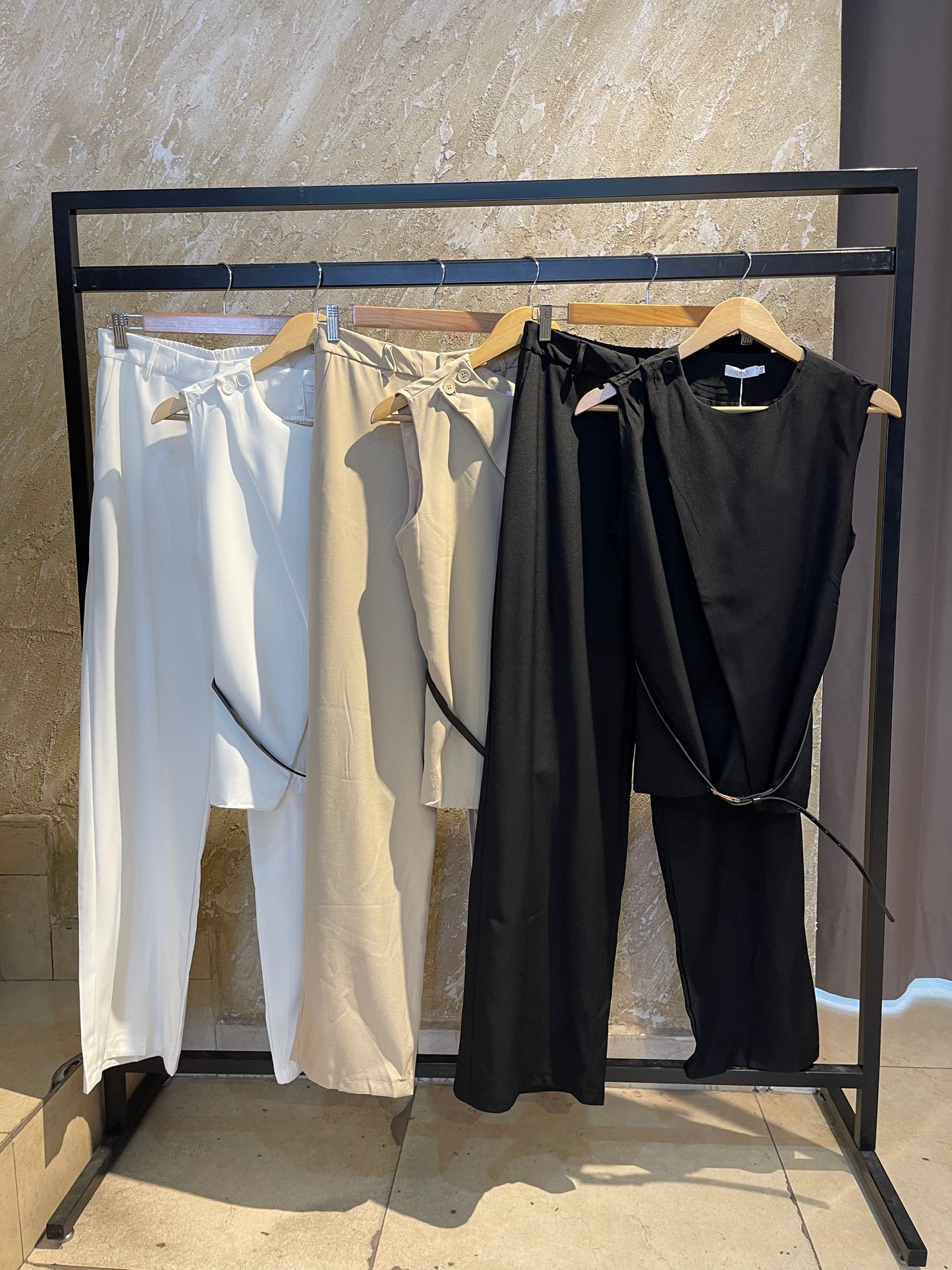 Conjunto liso manga chaleco