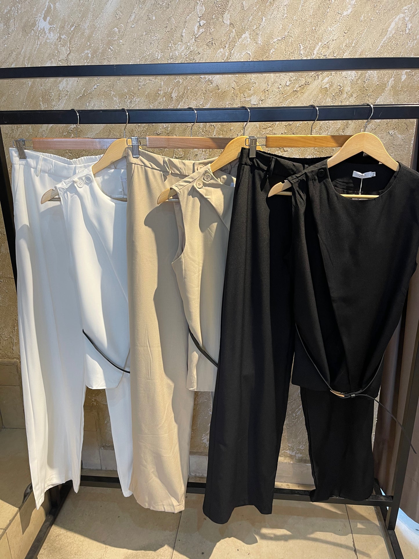 Conjunto liso manga chaleco