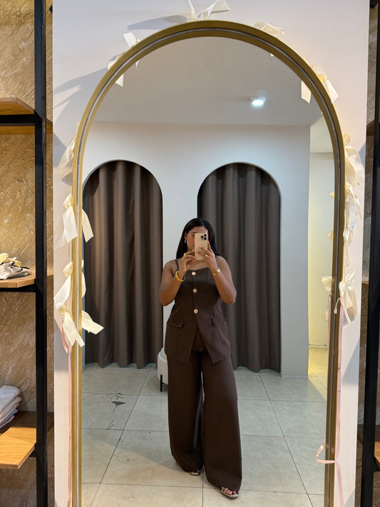 Conjunto chaleco + pantalón