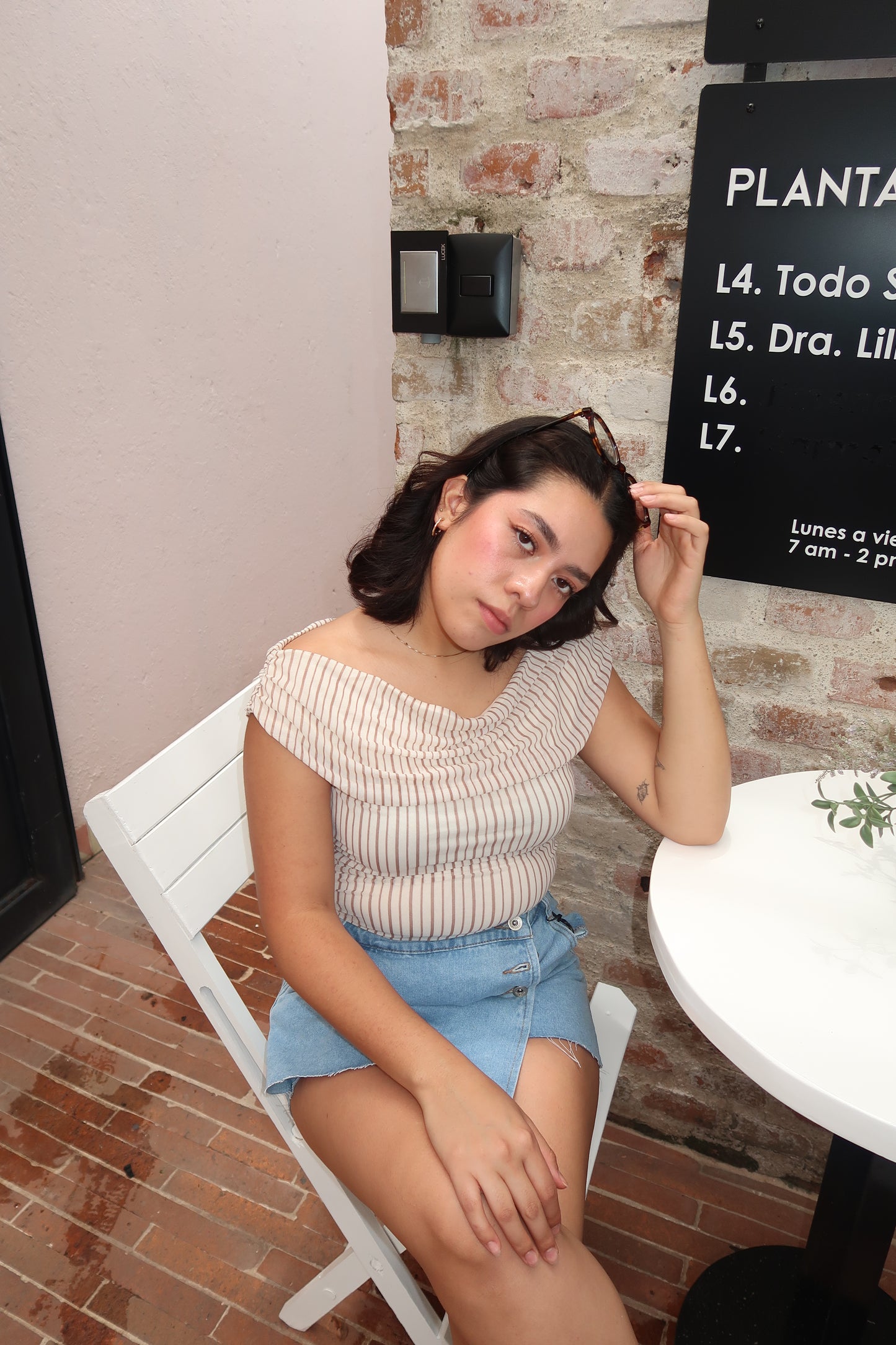 blusa marlot líneas