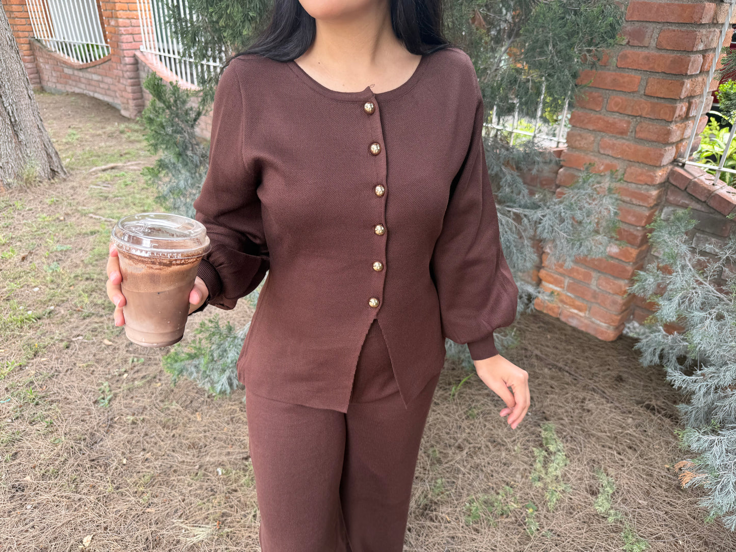 Conjunto chaleco pantalón