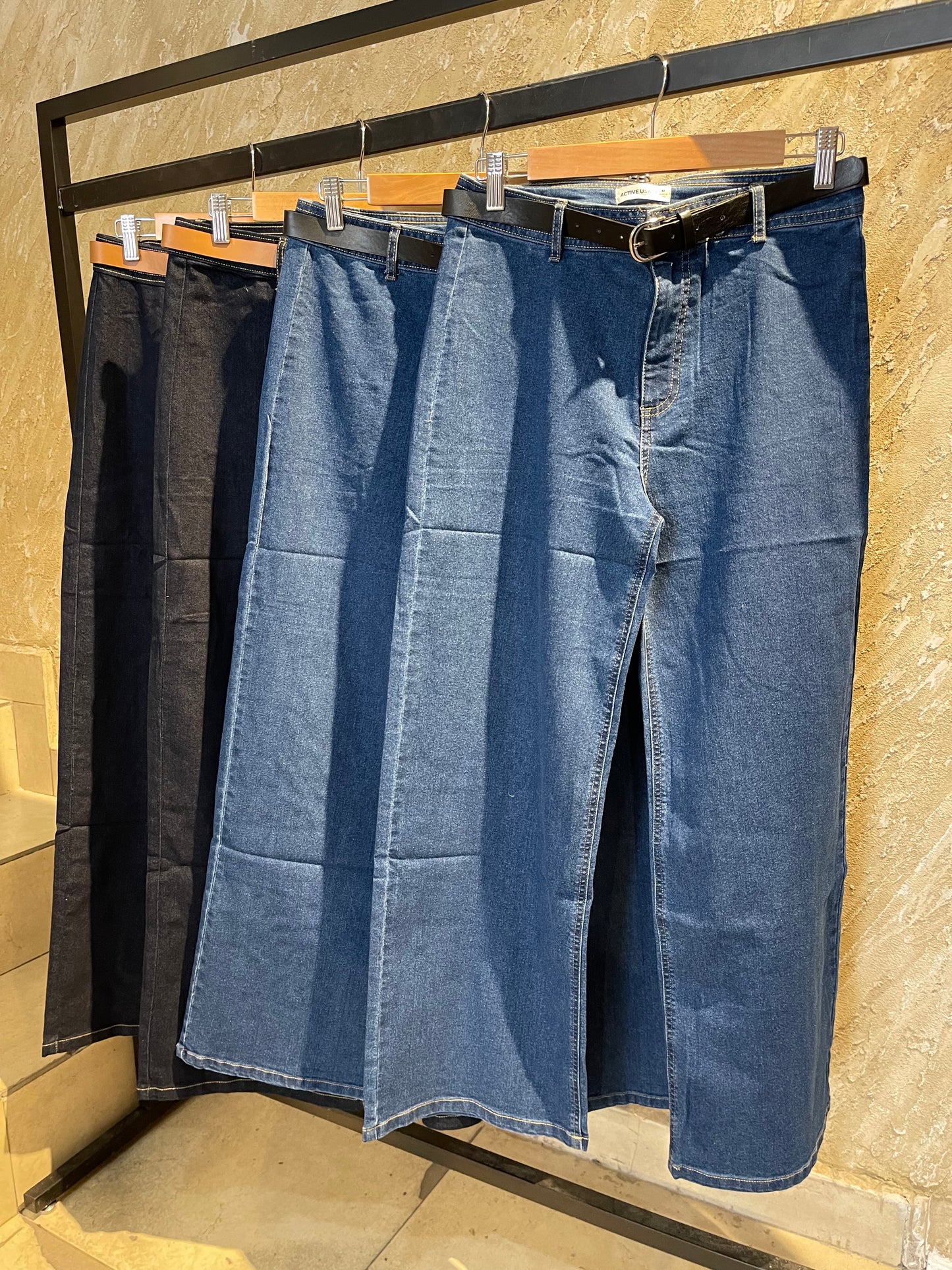 Pantalón de mezclilla culotte