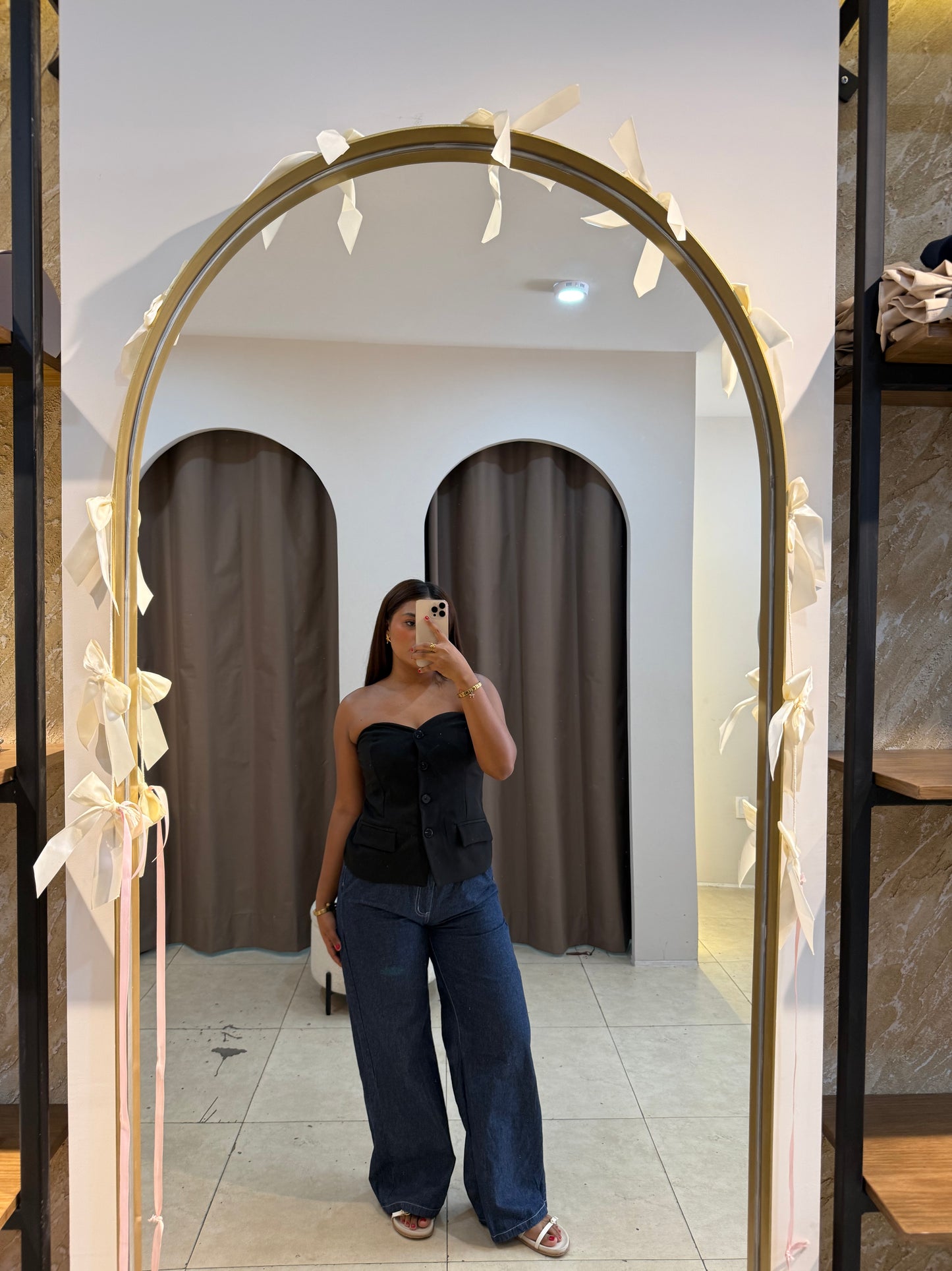 Blusa strapless
