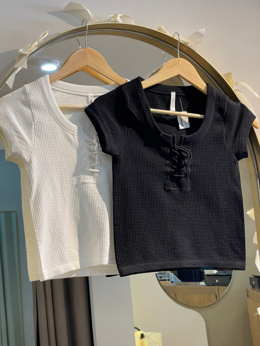 Blusa algodón moño