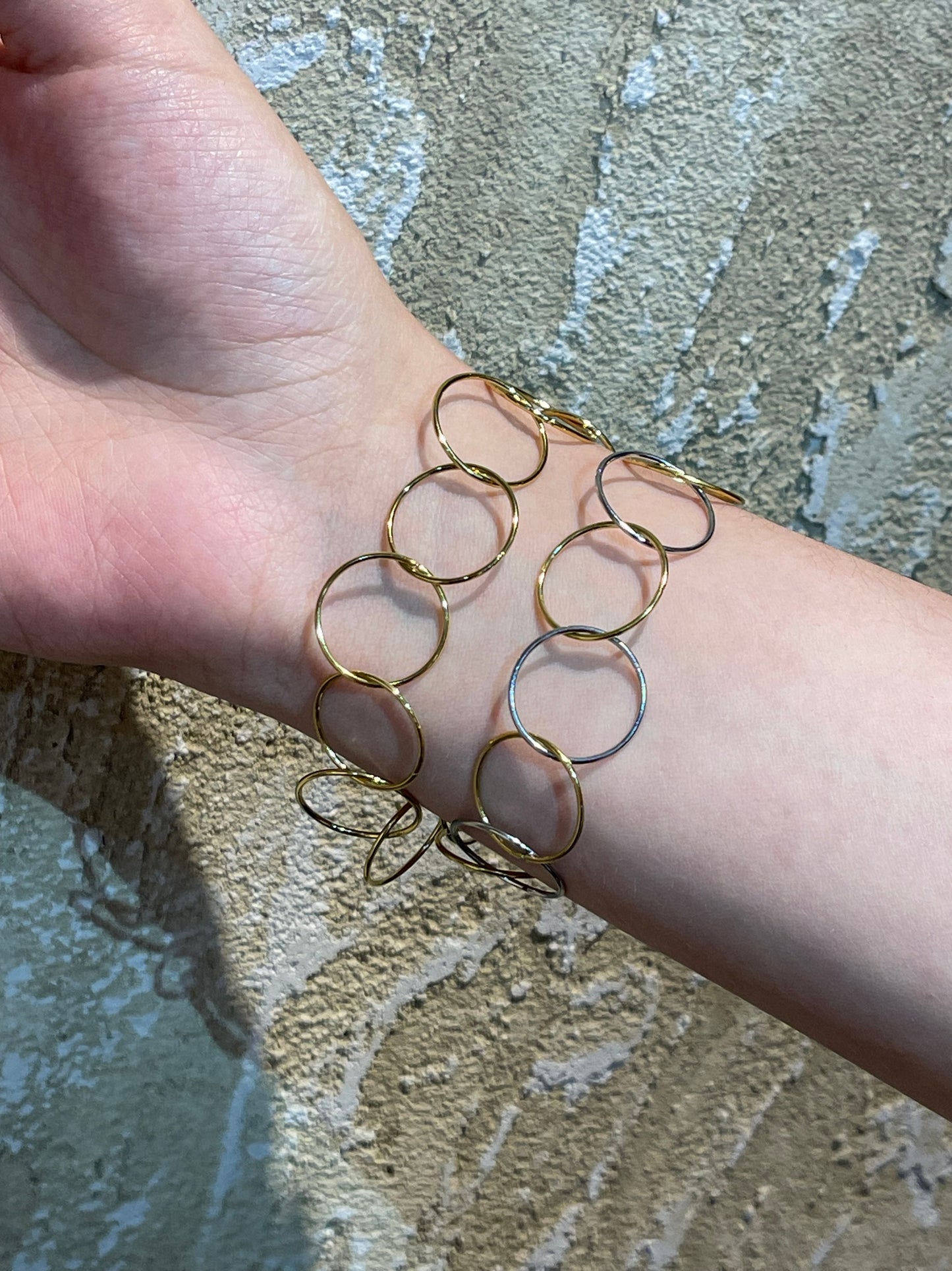 Pulsera aros unidos