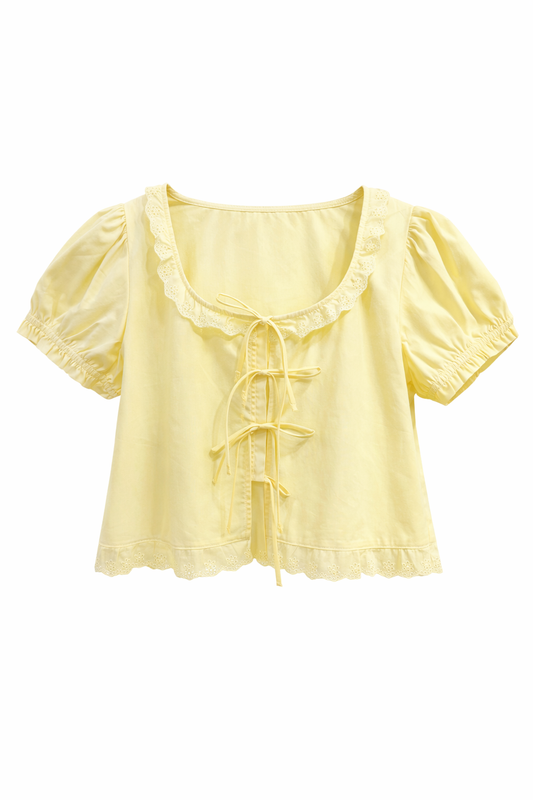 Blusa moños primavera