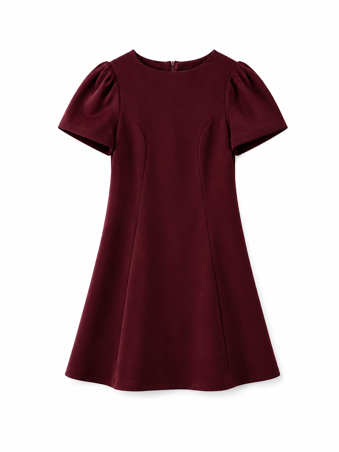 Vestido corto de mangas