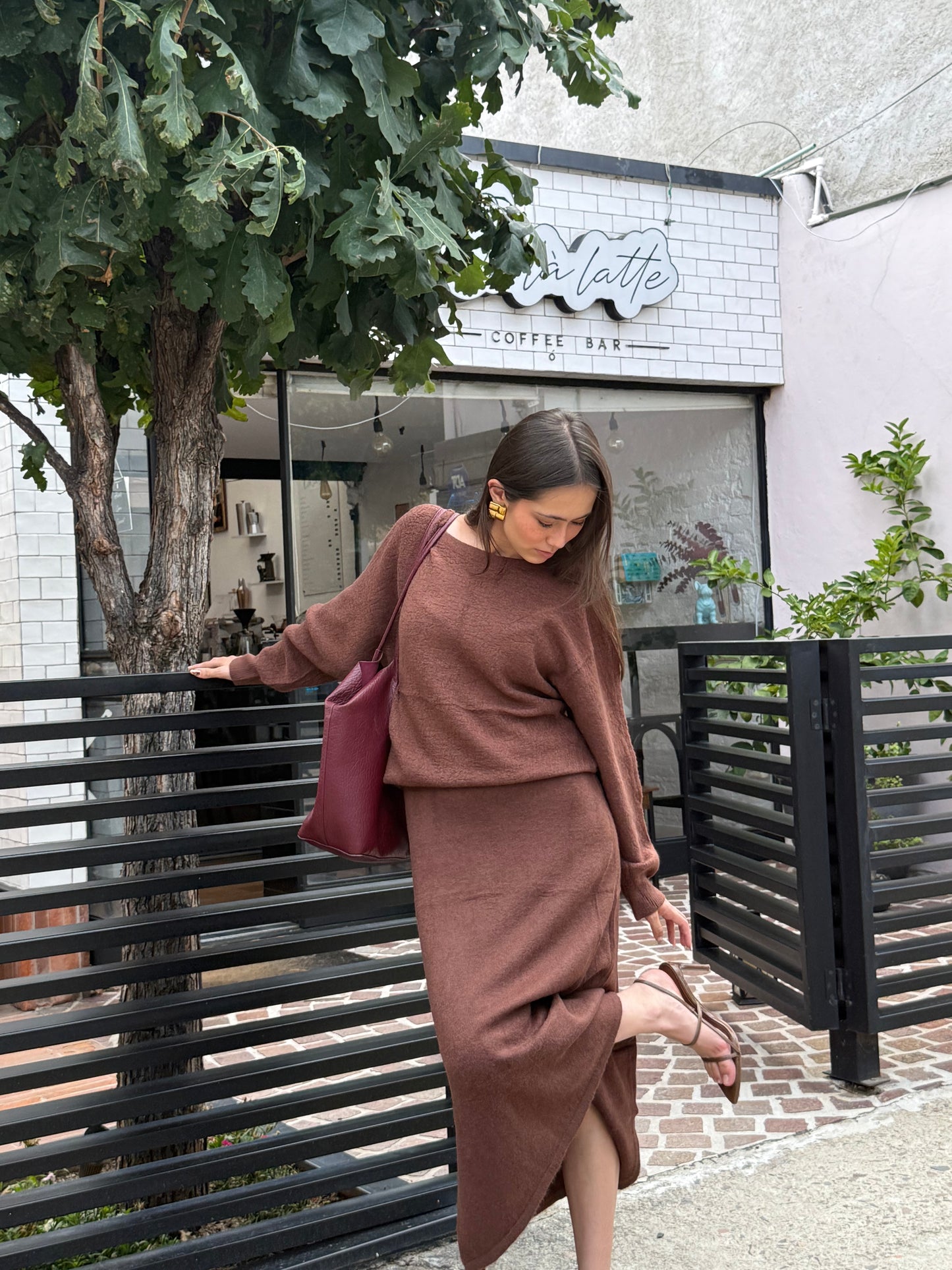 Conjunto Tej suéter y falda