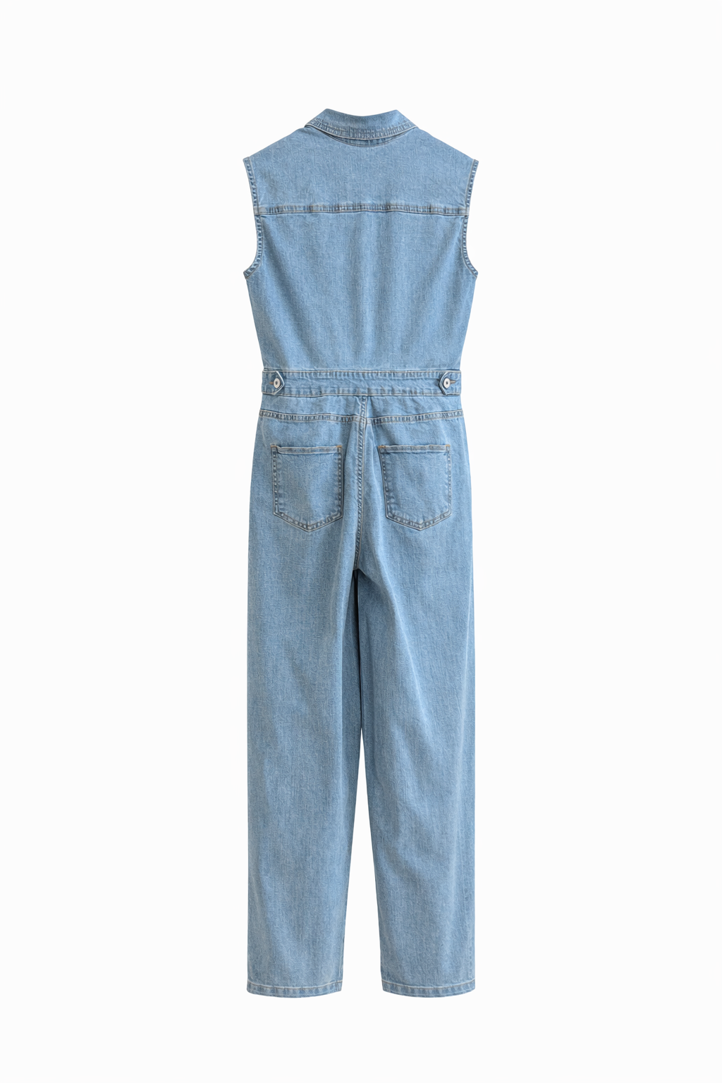 Jumpsuit denim sleeveless