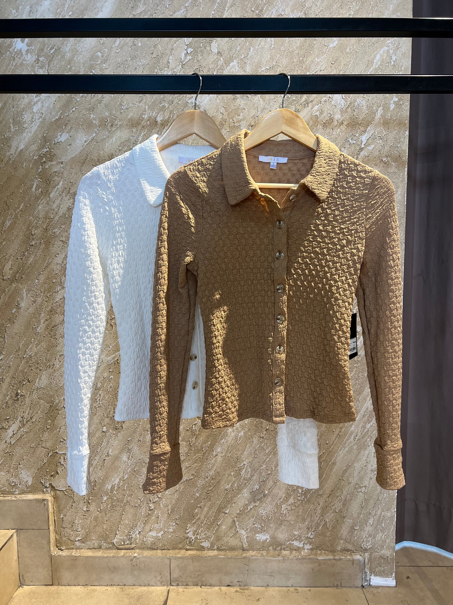 Blusa corrugada