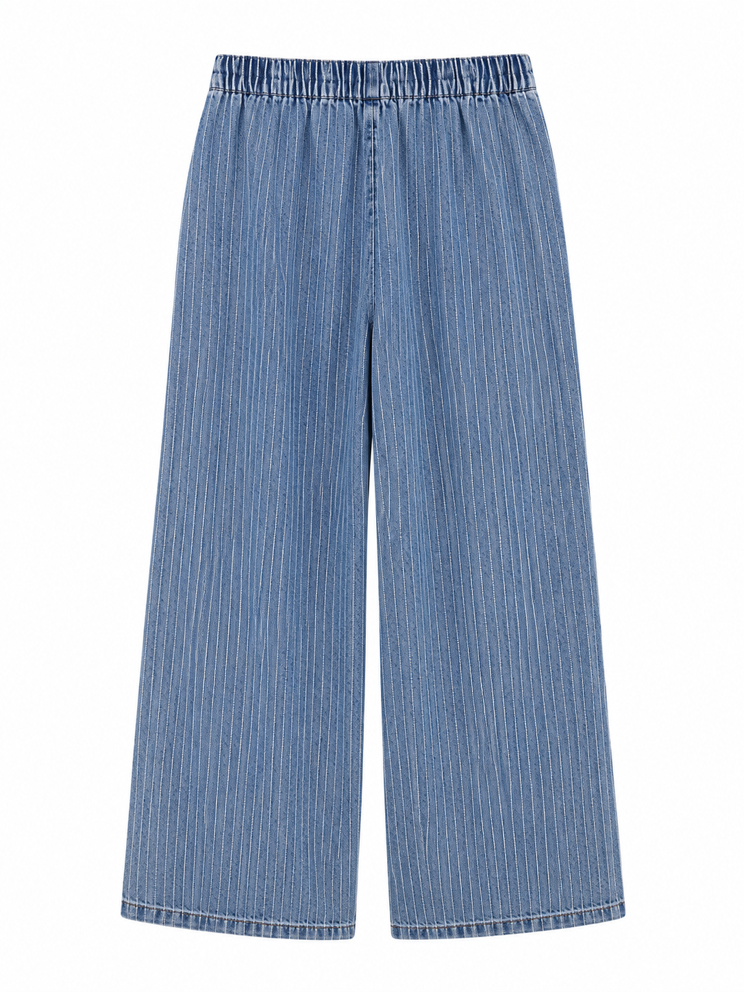 Pantalón mezclilla líneas