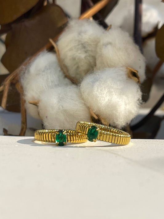 Anillo piedra verde