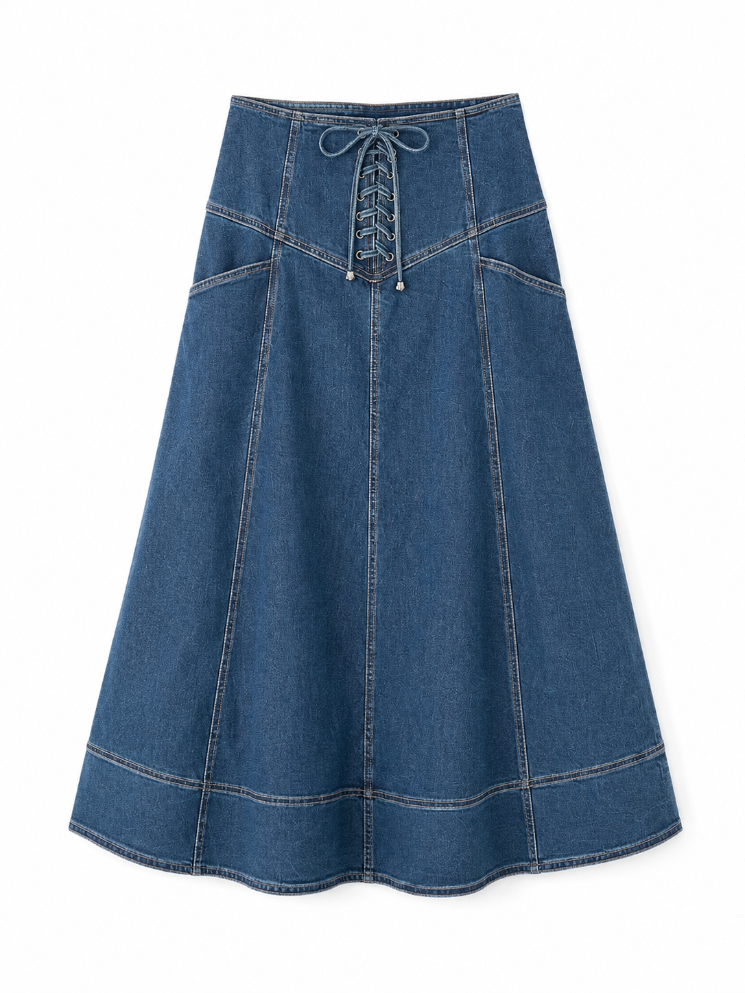 Falda mezclilla con corset