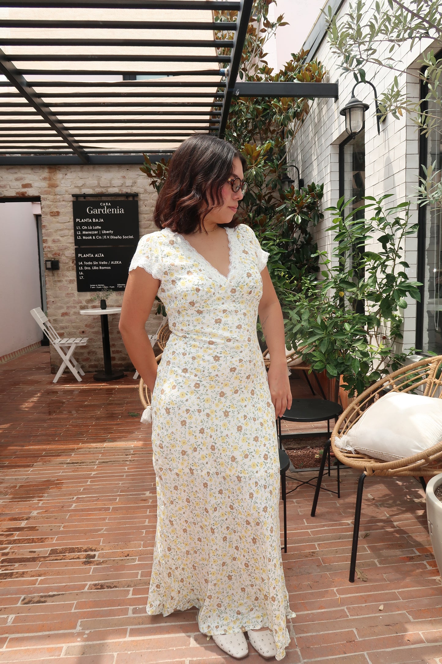 Vestido Amanda flores