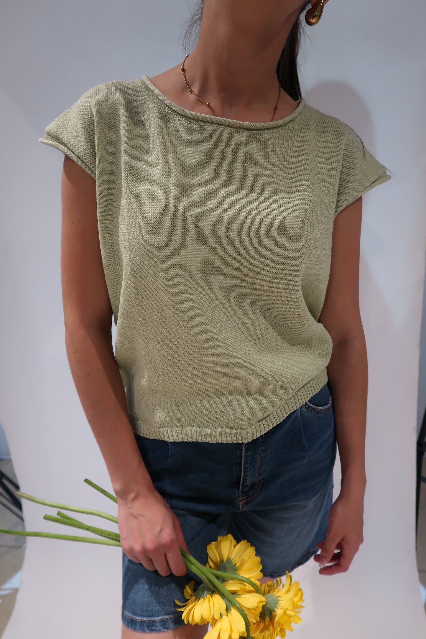 Blusa tejida primavera