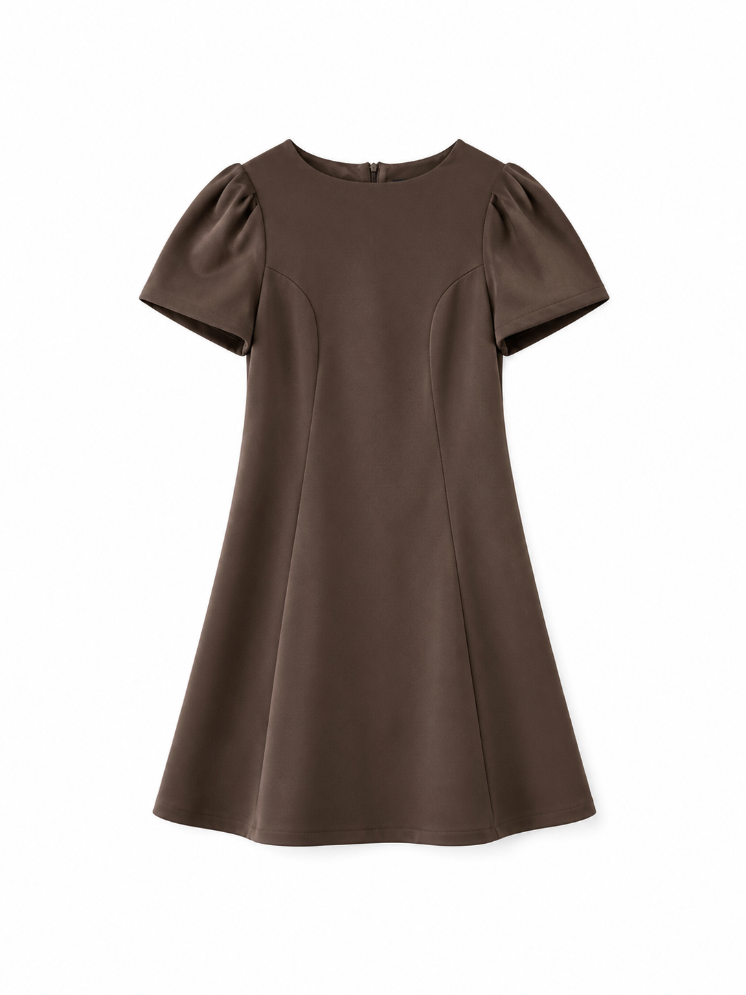 Vestido corto de mangas