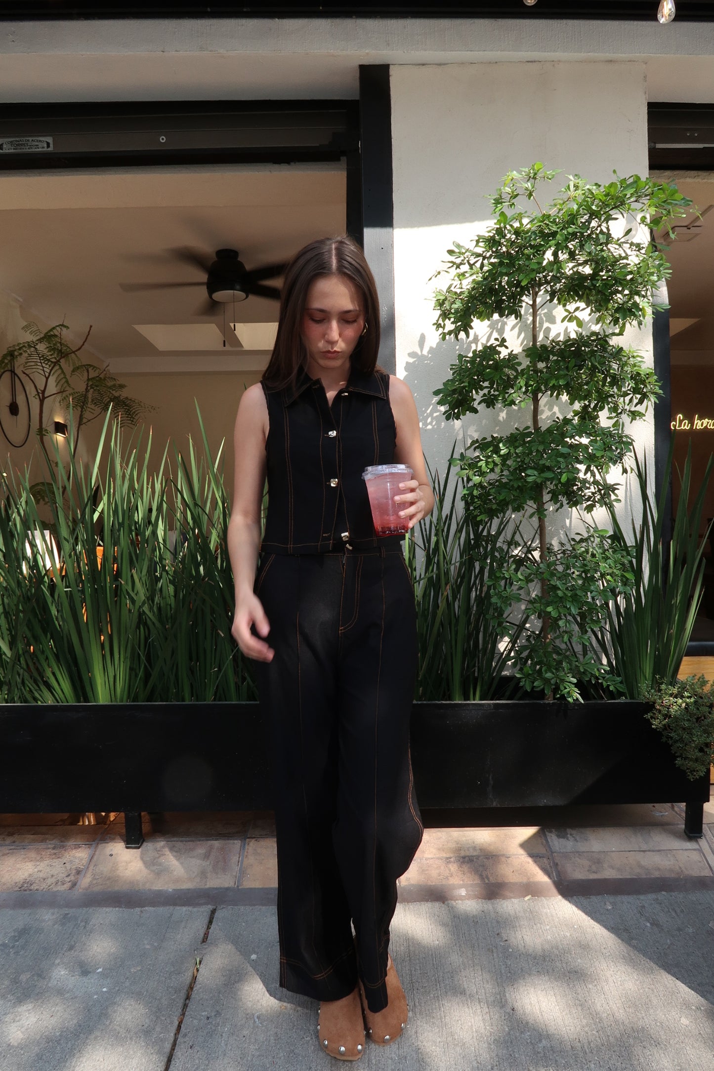 Conjunto top y pantalón