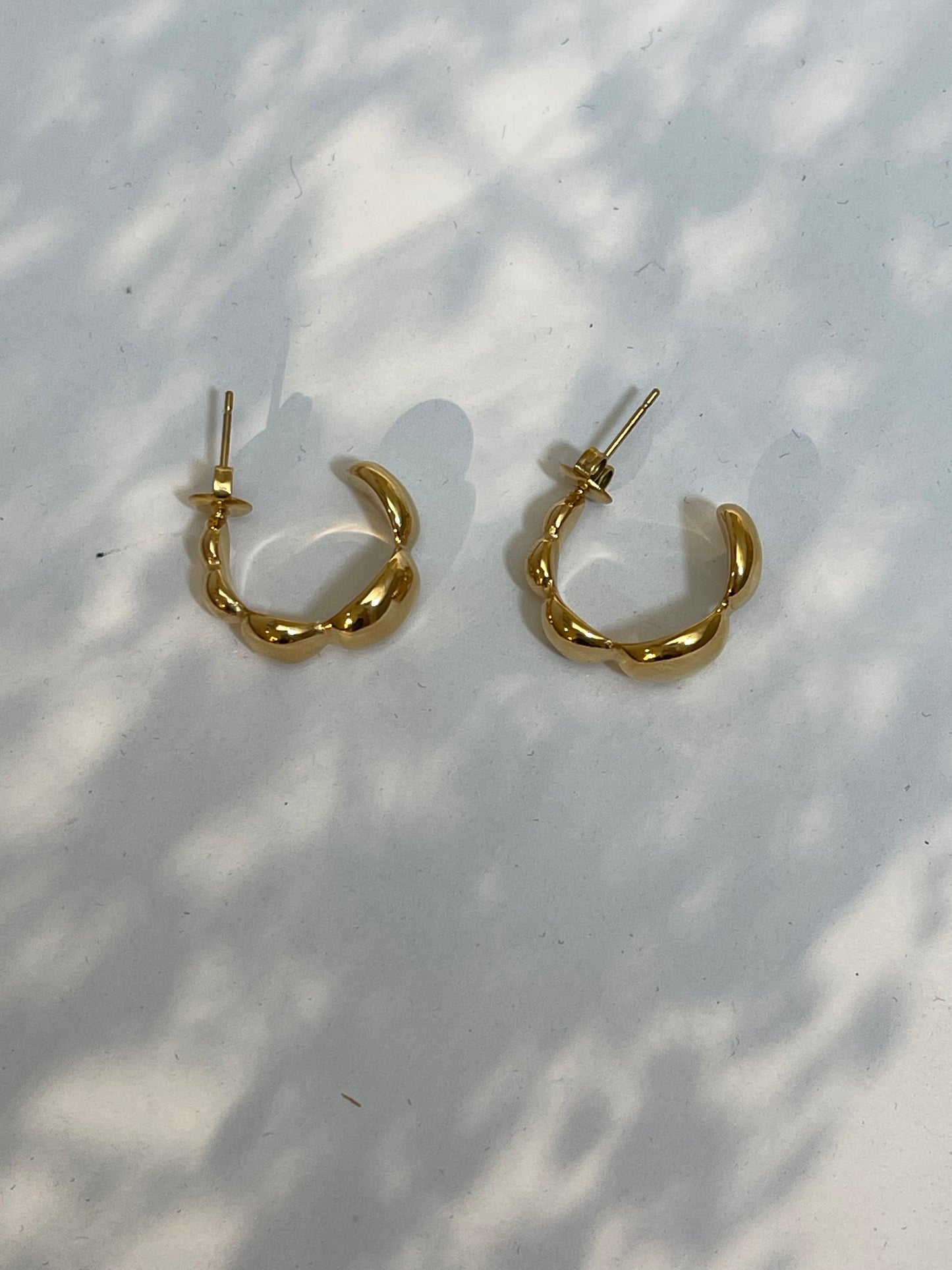 Aretes burbujas unidas