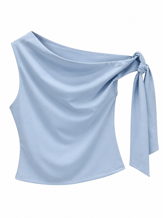 blusa nudo hombro caído