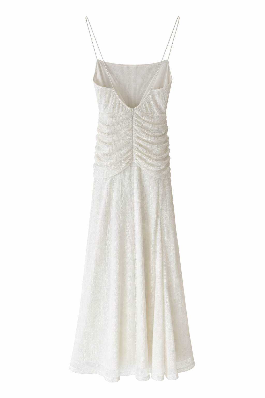 Vestido pliegues tirantes