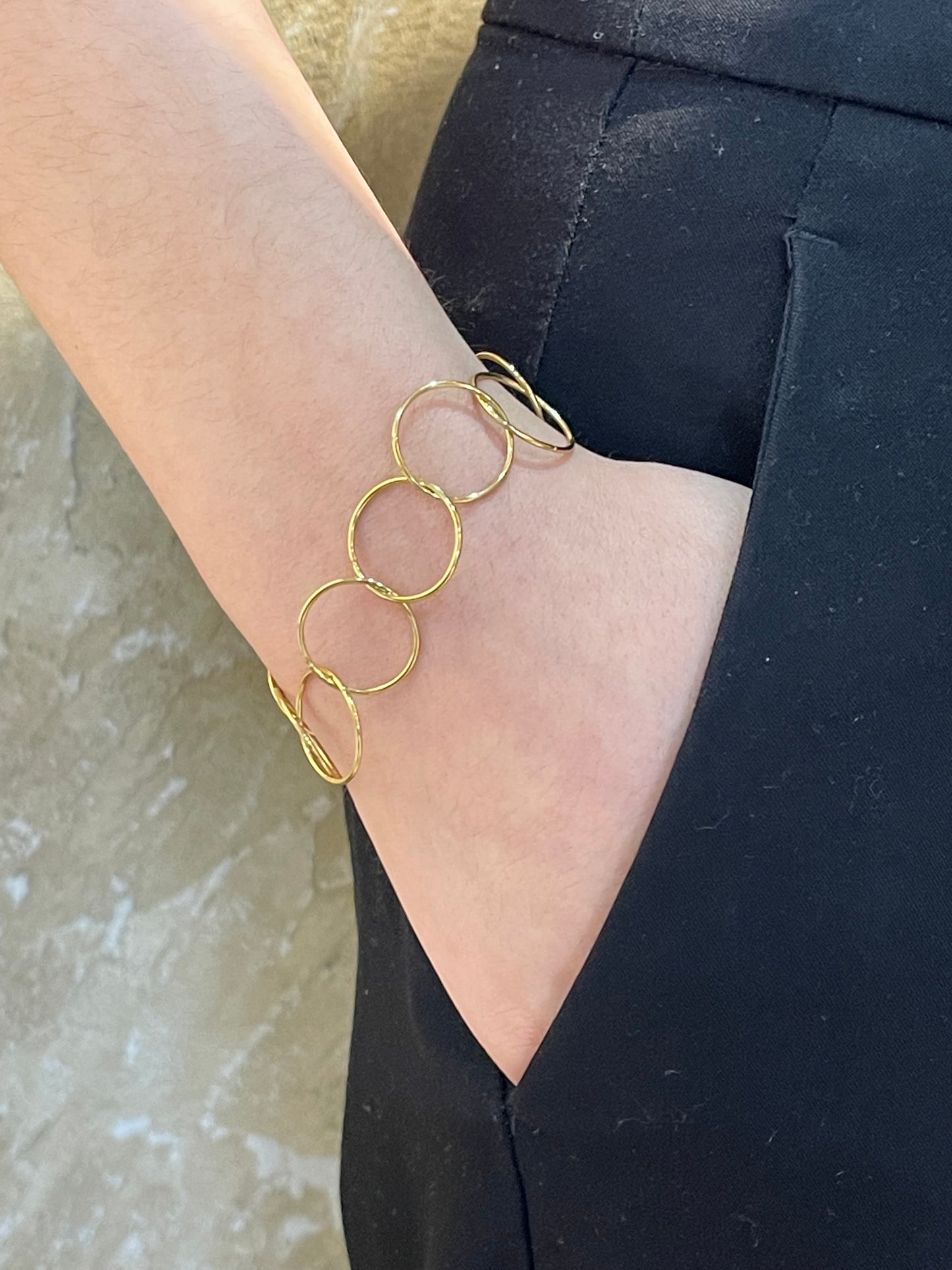 Pulsera aros unidos