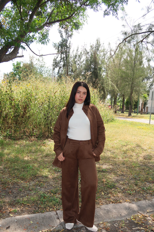 Conjunto gamuza chamarra