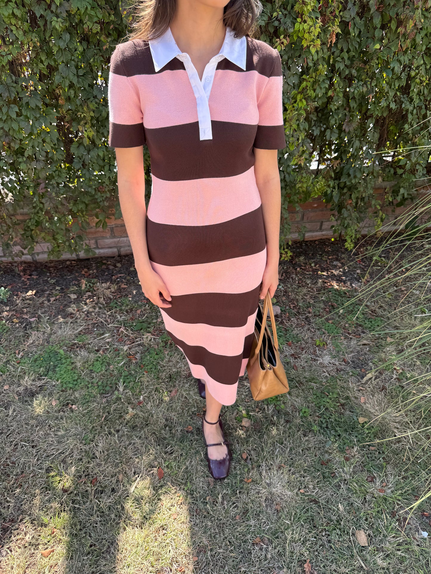 Vestido con Rayas largo