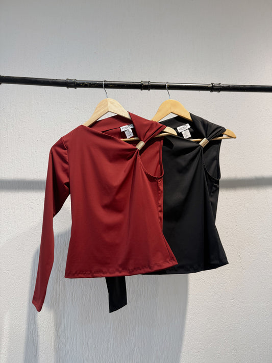 Blusa asimétrica