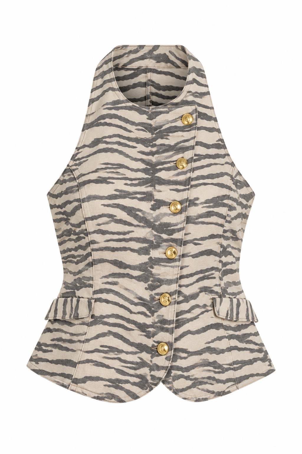Conjunto zebra pantalón y chaleco