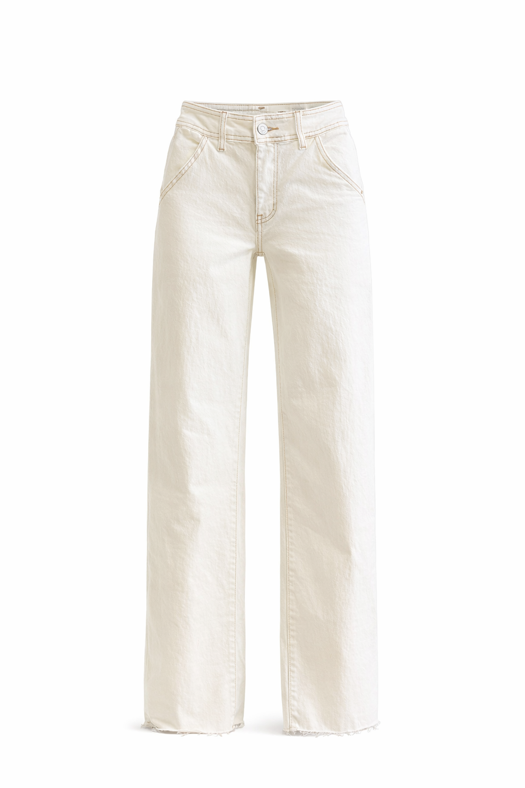 Pantalón wide leg blanco