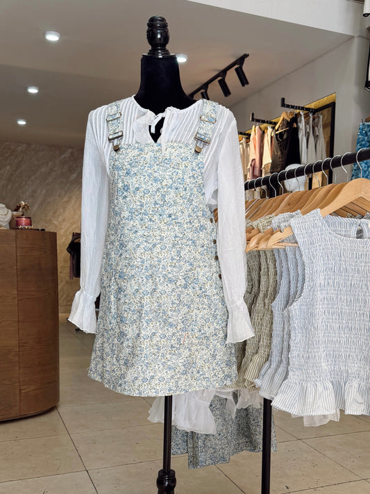 Overall Floral Blue