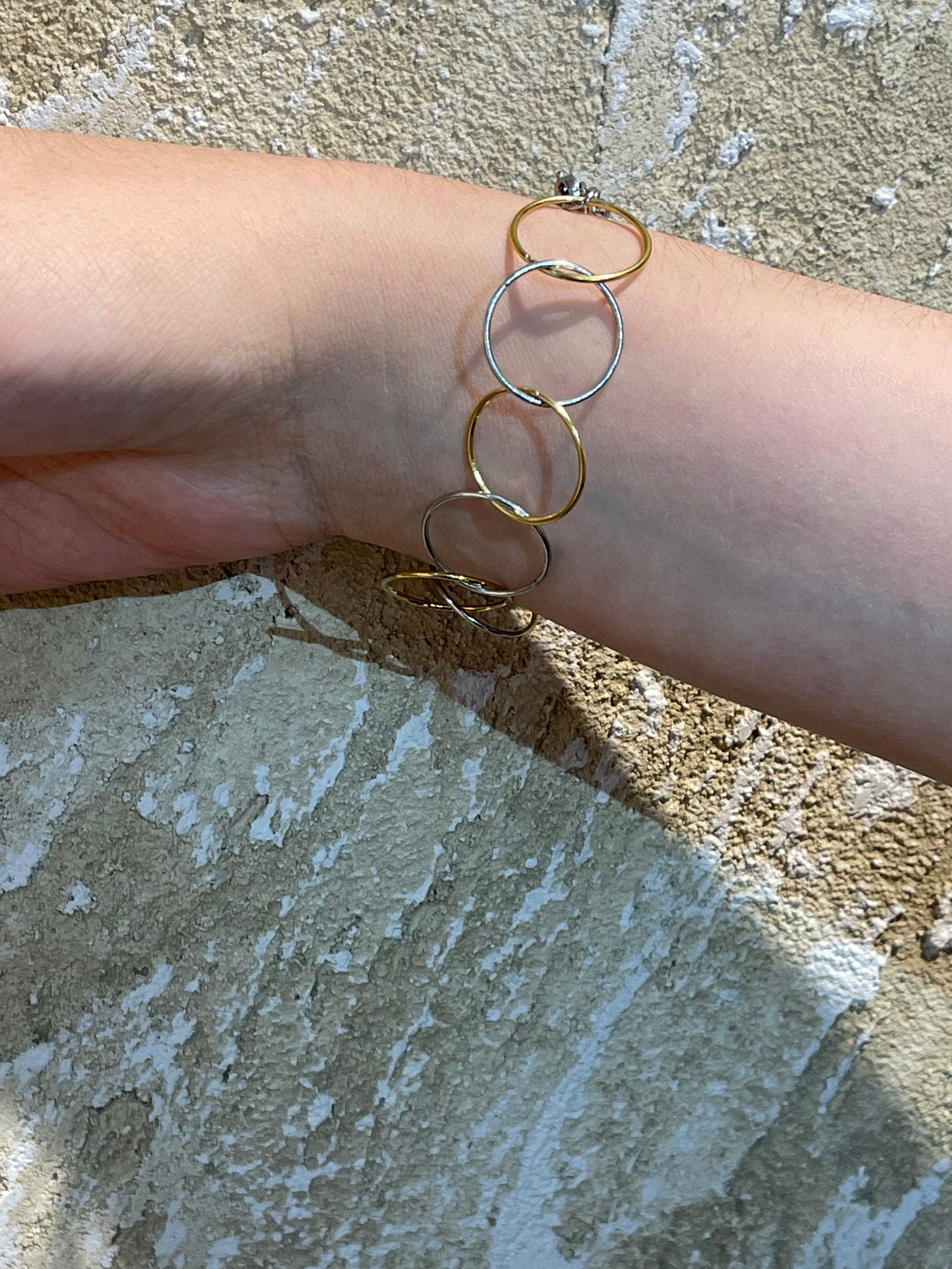 Pulsera aros unidos