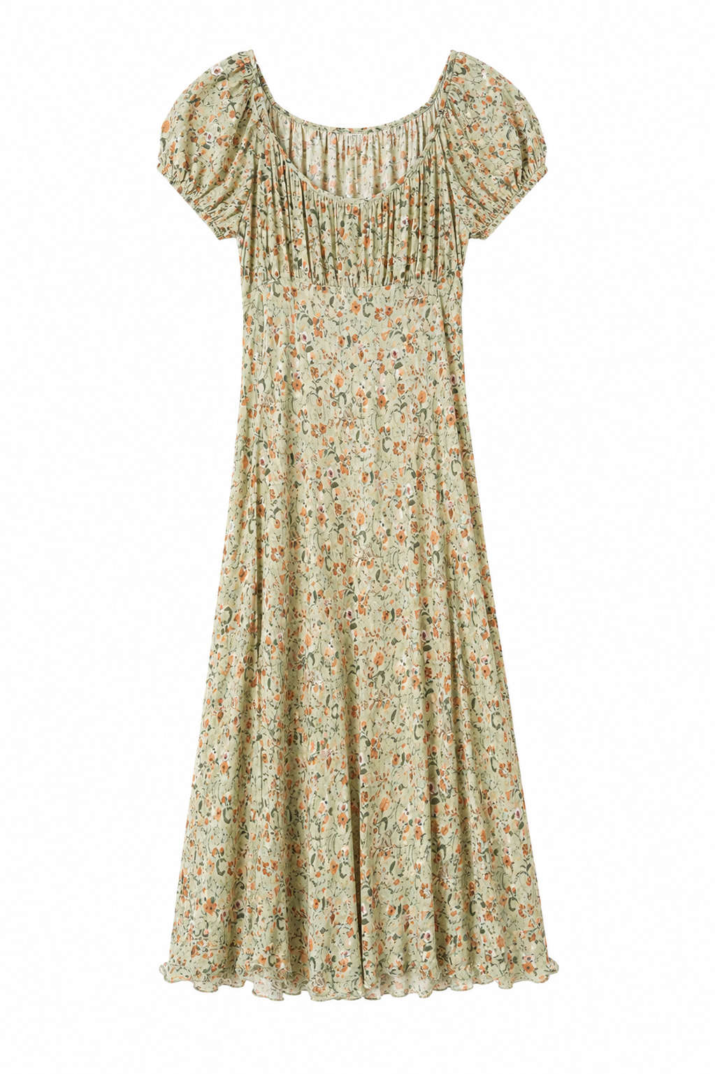 Vestido Floral Sage