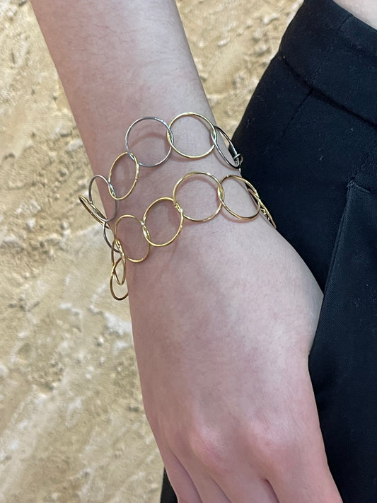 Pulsera aros unidos