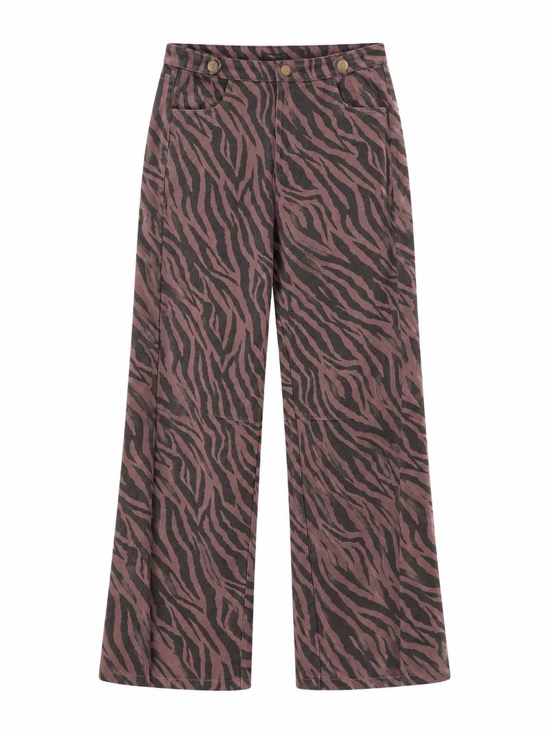 Pantalón Wide Leg Animal Print