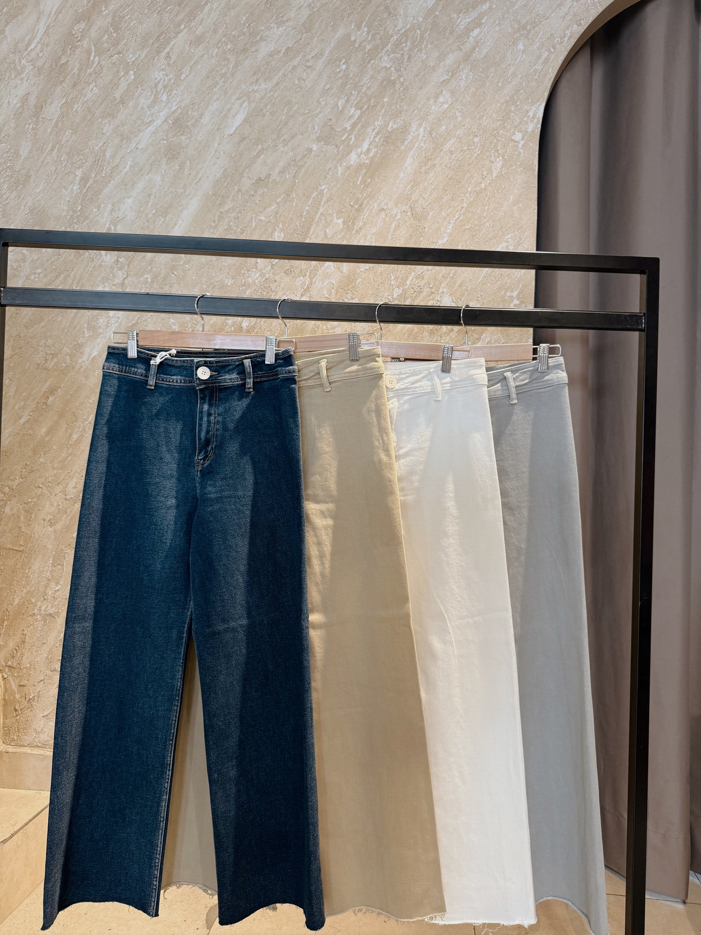 Pantalón mezclilla culotte