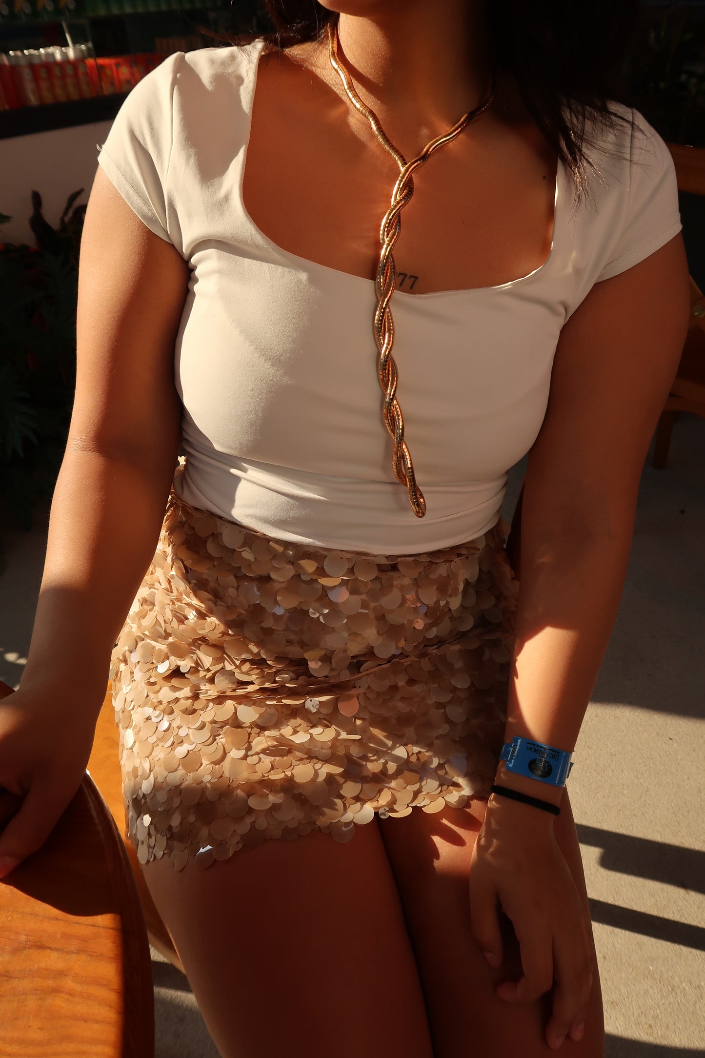Falda lentejuela