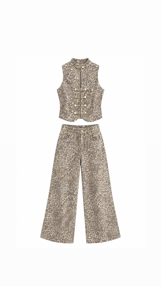 Conjunto Animal Print Leopard