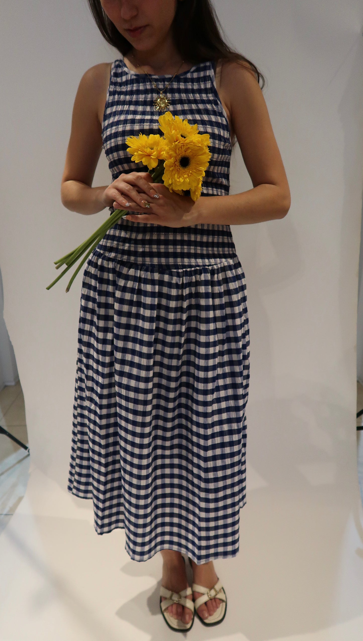 Vestido cuadros primavera