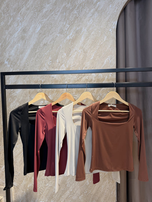 Blusa cuello cuadrado