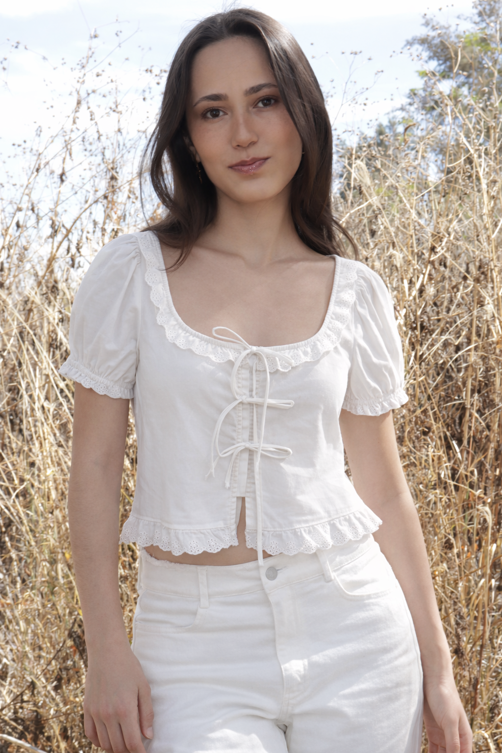 Blusa moños primavera