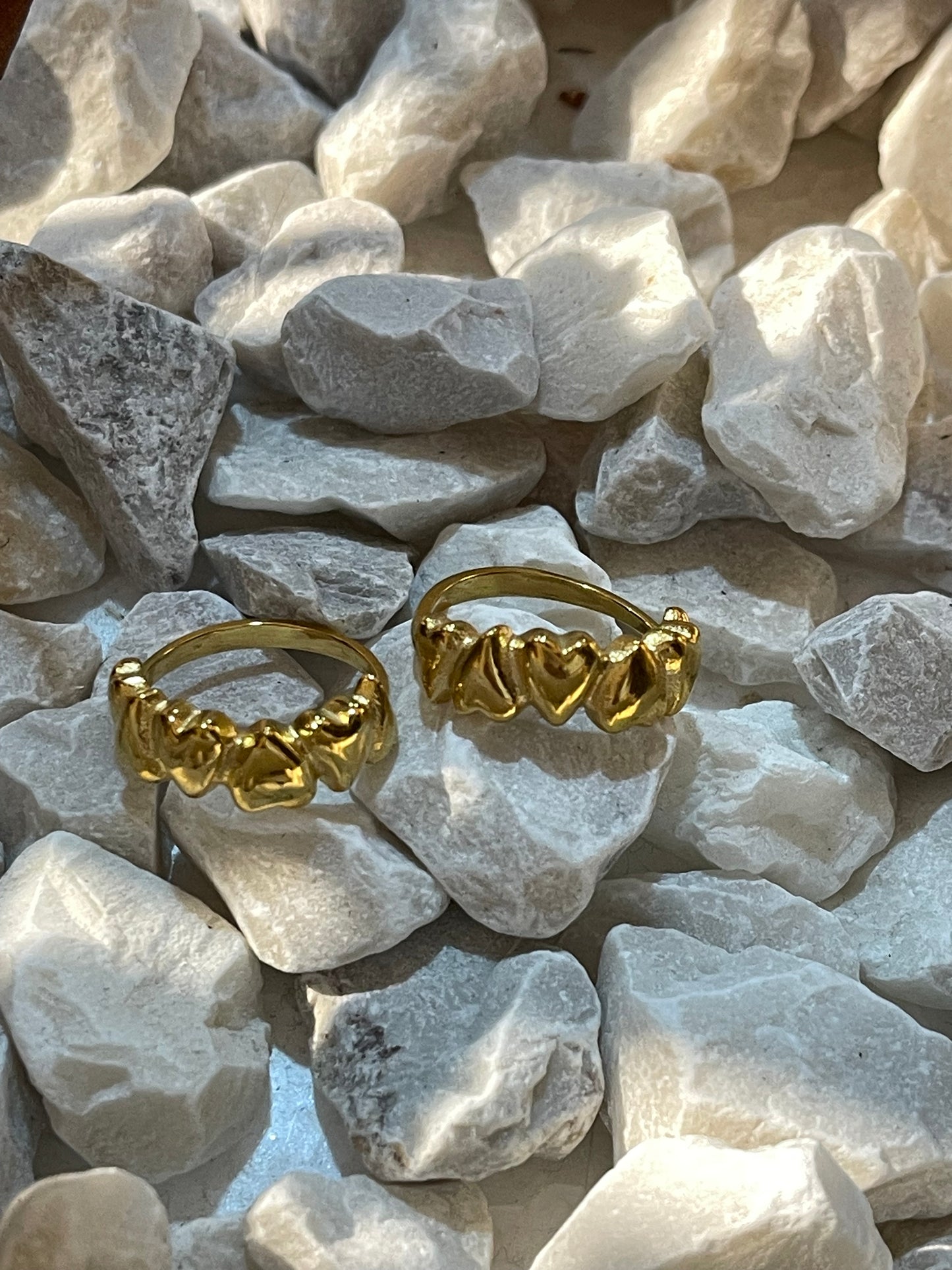 Anillo corazones